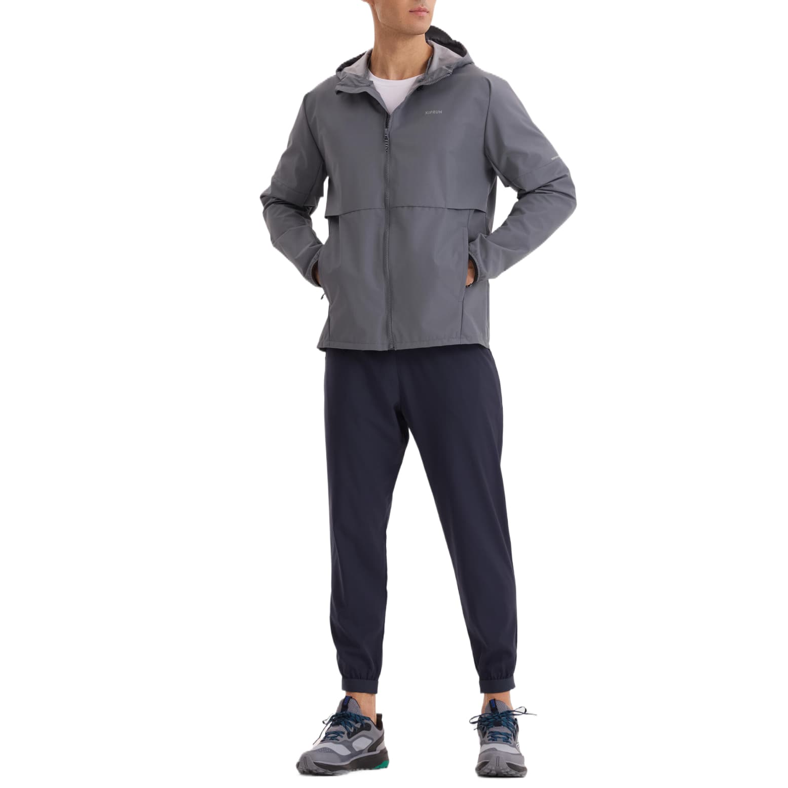 Куртка DECATHLON 100 Collection Куртка Мужская Asphalt Серый - изображение 4