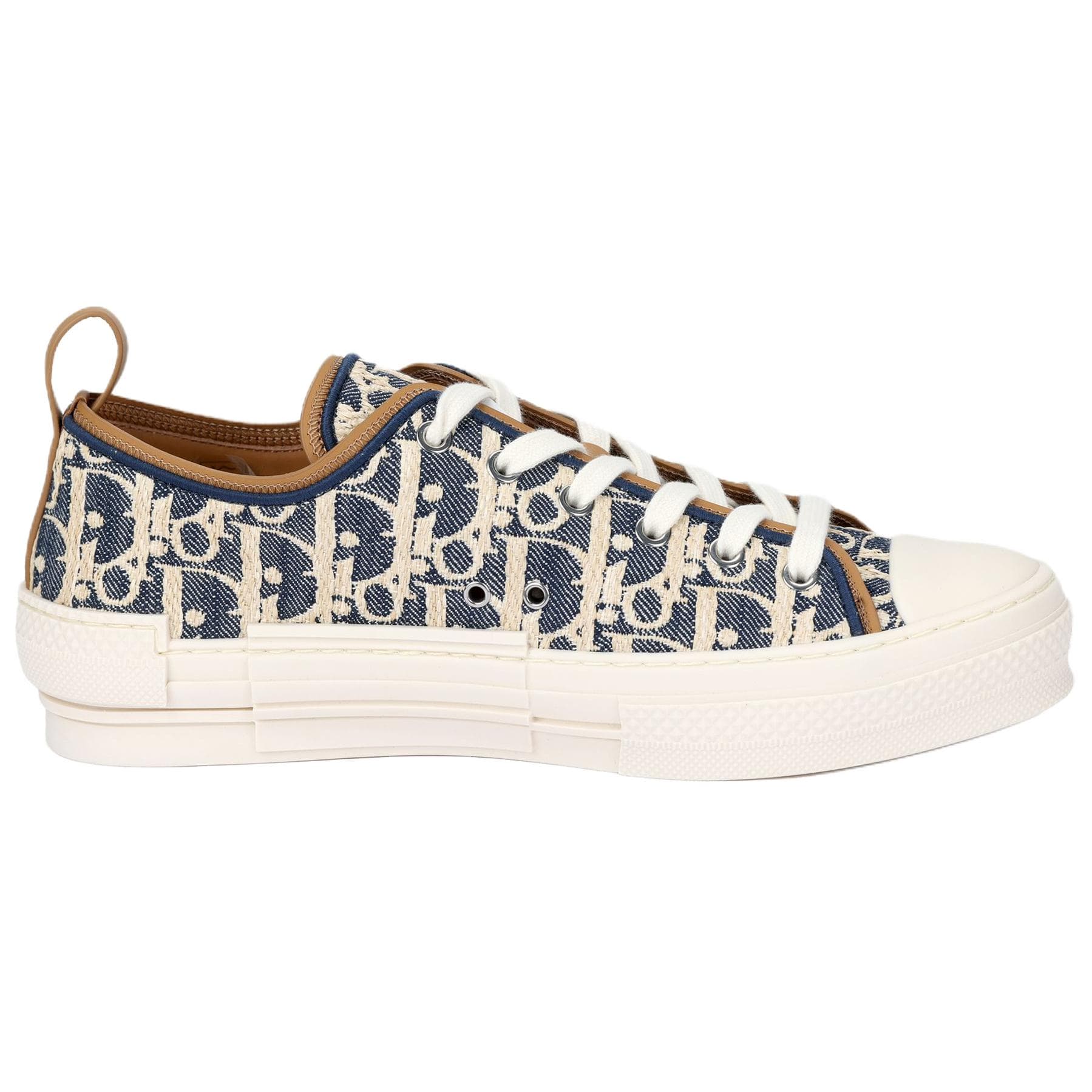Кроссовки DIOR B23 League Leather Low Sneakers Blue - изображение 2
