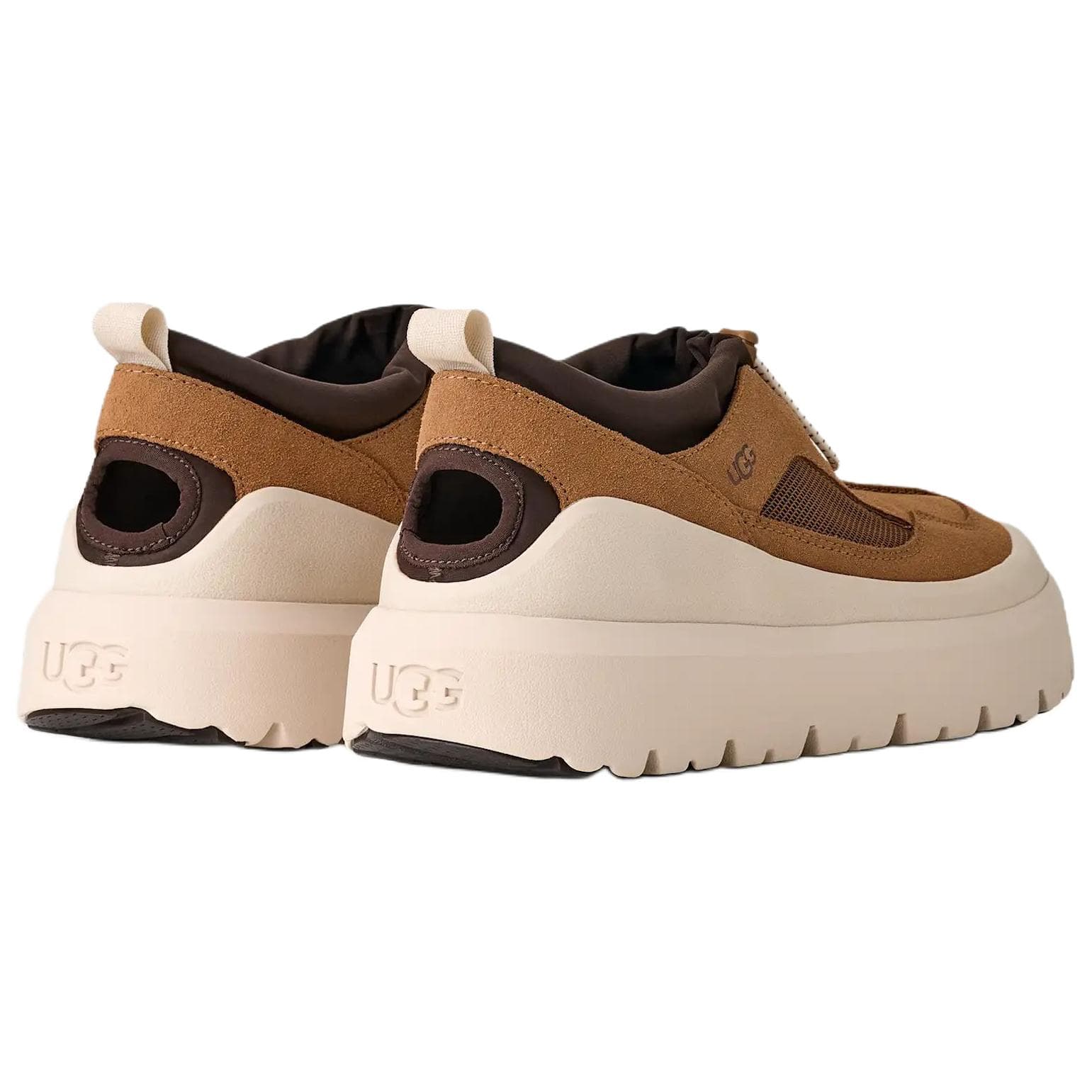 Кроссовки UGG Heritage Utility Axoid Artificial Suede Низкий Верх Повседневная Обувь Мужская Каштановый - изображение 4