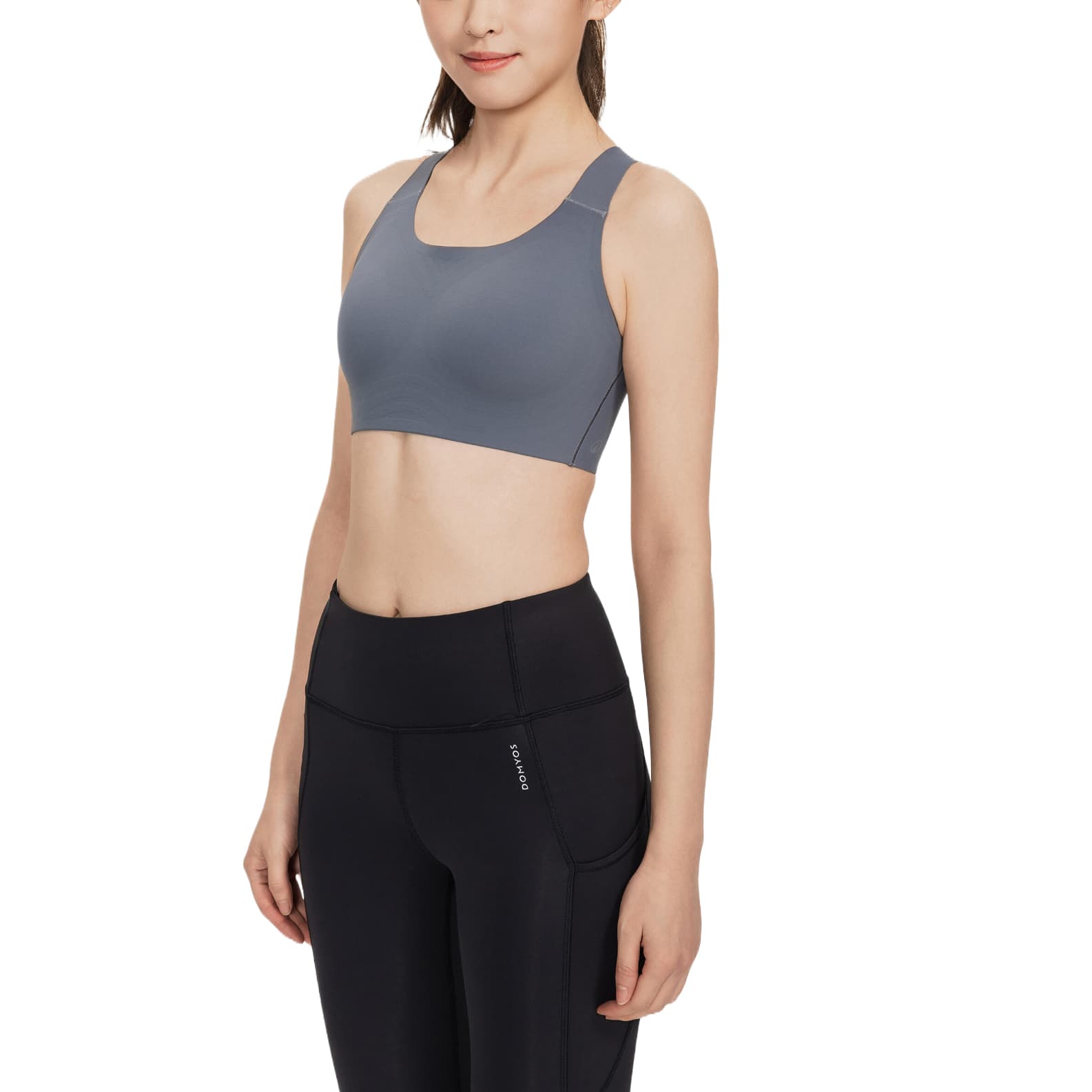 DECATHLON Спортивное белье Женское Асфальт Серый - изображение 3