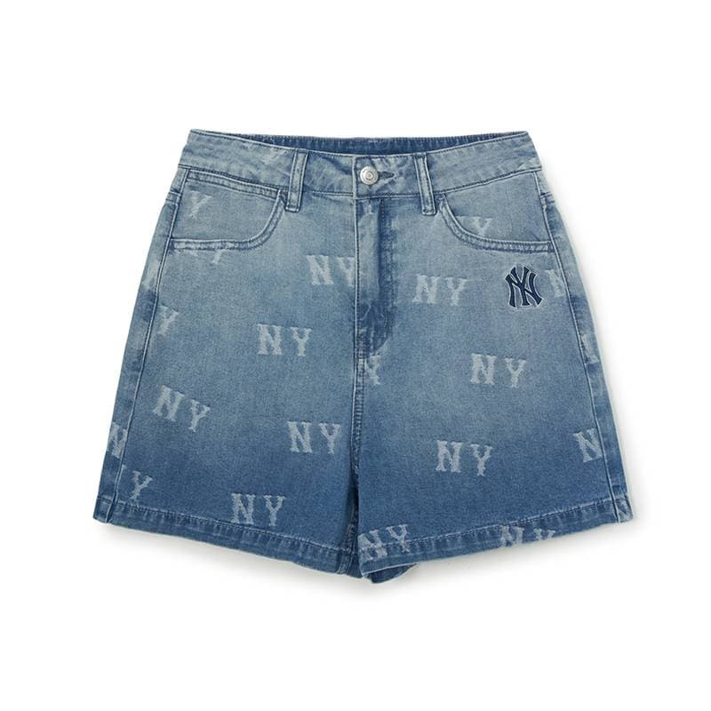 MLB New York Yankees Indigo Женские Джинсовые Шорты - изображение 1