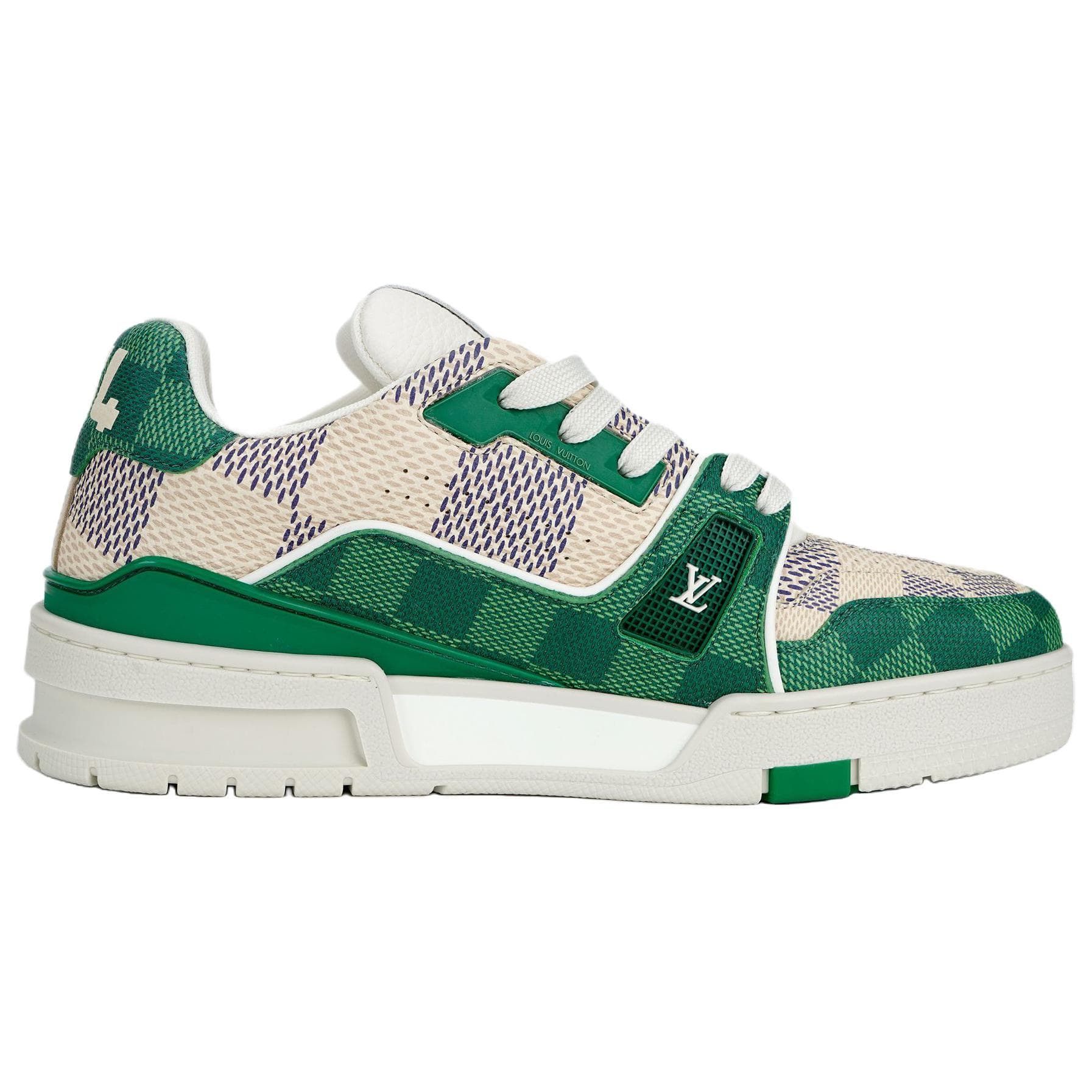 Кроссовки LOUIS VUITTON Trainer White Green - изображение 2