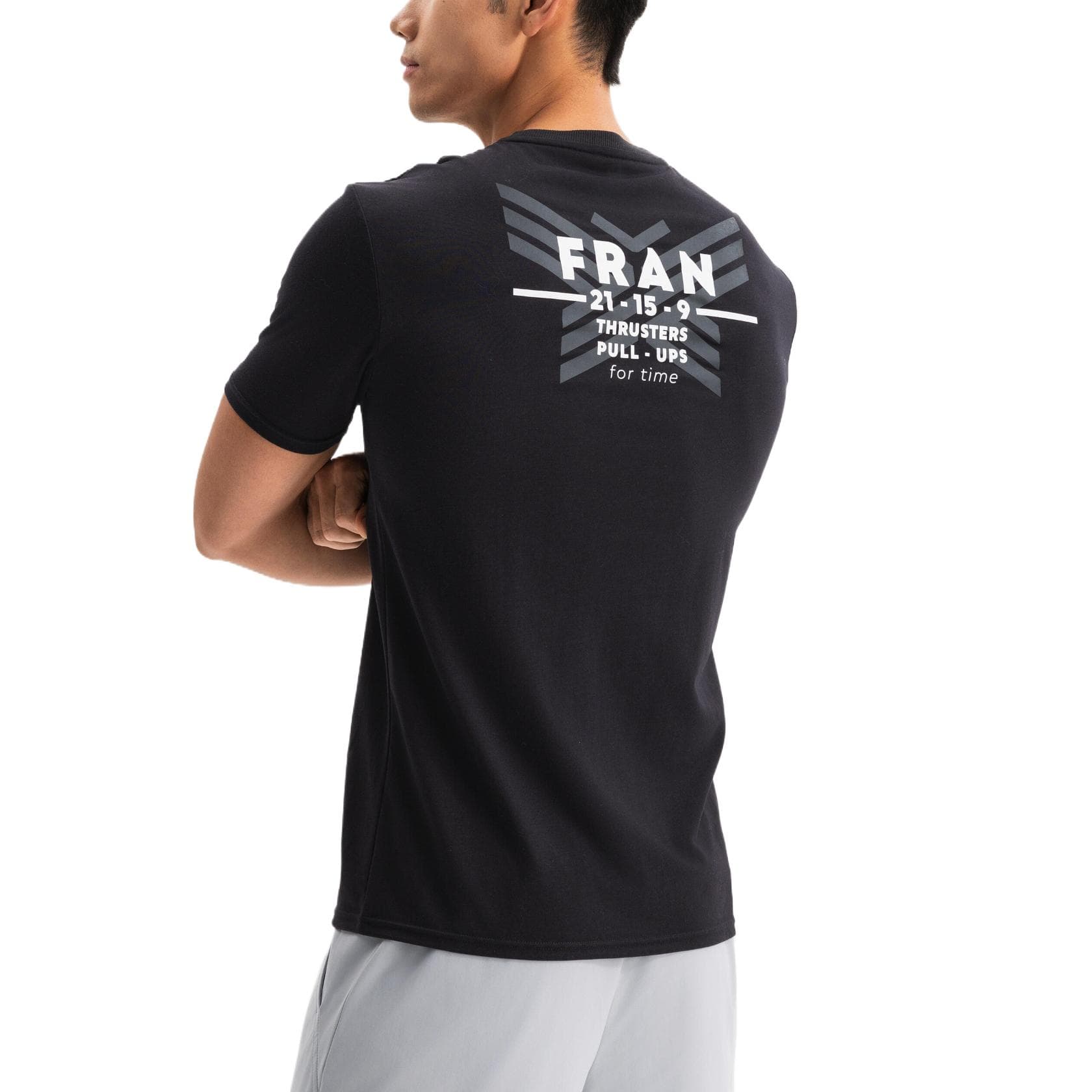 Футболка DECATHLON T-рубашка мужская дымчато-черная - изображение 4