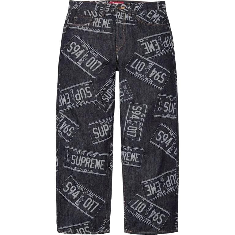 Штаны Supreme SS26 WEEK1 License Сосуд BAGGY Джинсы Jean Унисекс - изображение 1
