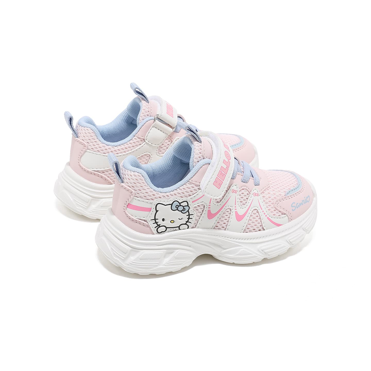 Кроссовки Sanrio x Hello Kitty Хелло Китти Синтетическая кожа текстиль Низкие кеды для бега для детей - изображение 4