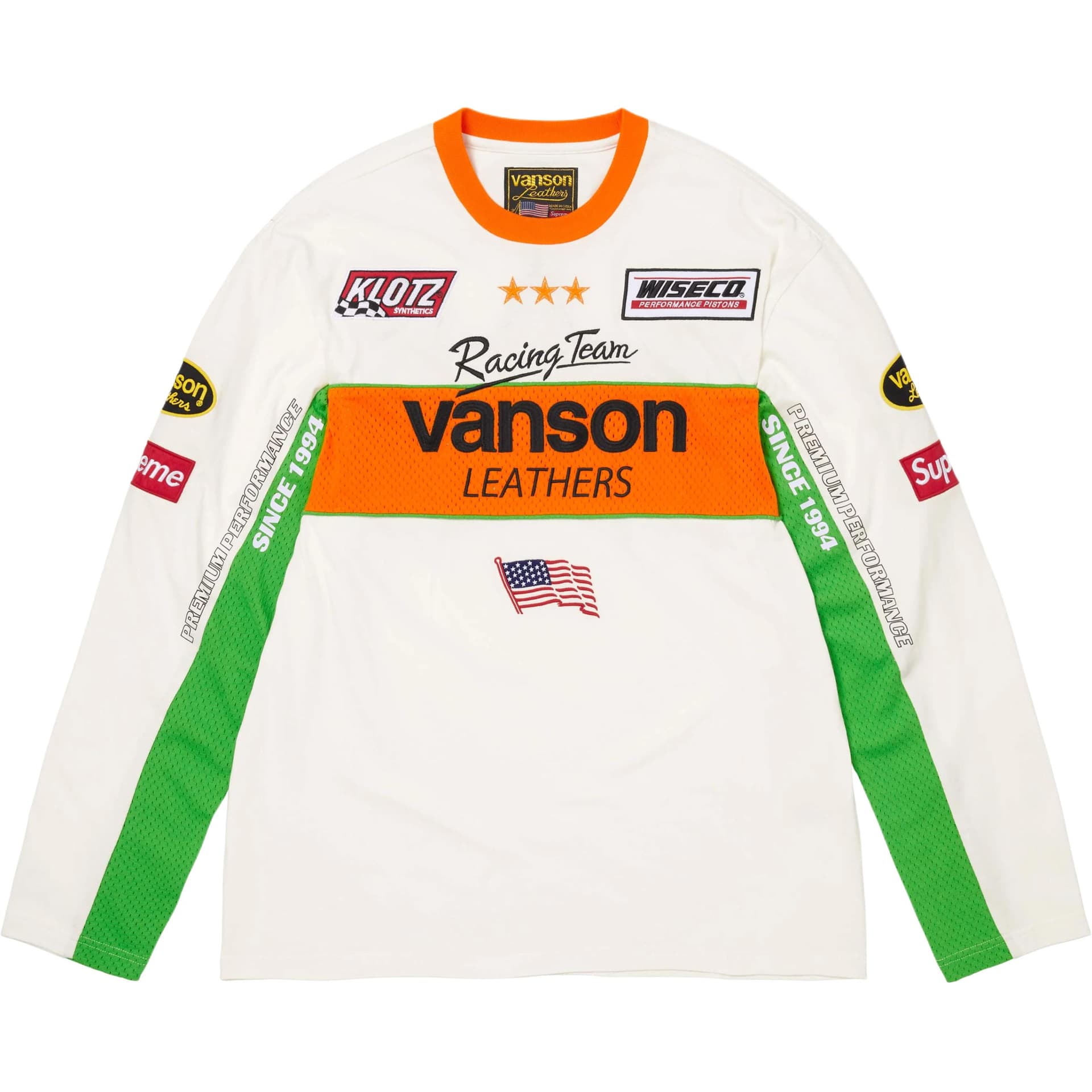 Худи SUPREME X VANSON LEATHERS SS26 WEEK1 L H Топ Платье-ханьфу в стиле худи Унисекс - изображение 1