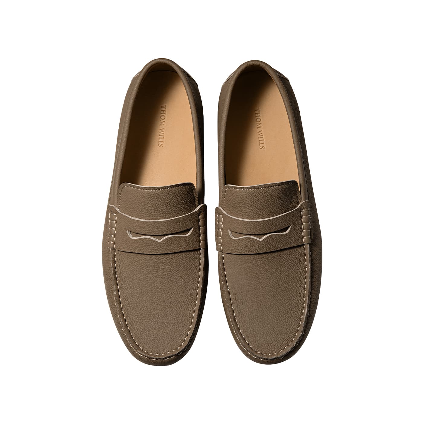 THOM WILLS Британский Мода Slip-On Лоферы с Резиновой Подошвой Мужские - изображение 3