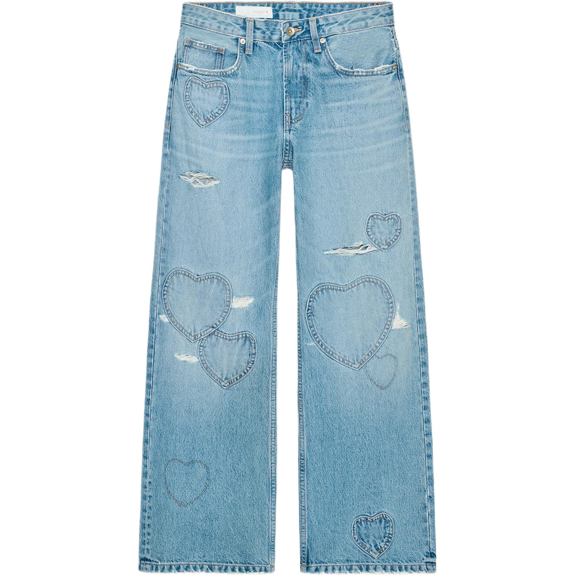 Джинсы ZARA Blue Women's Jeans ZARA Синие Женские Джинсы - изображение 1