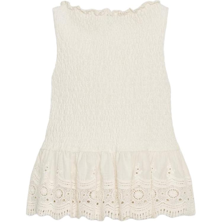 Майка ZARA Белый Женские Майки - изображение 2
