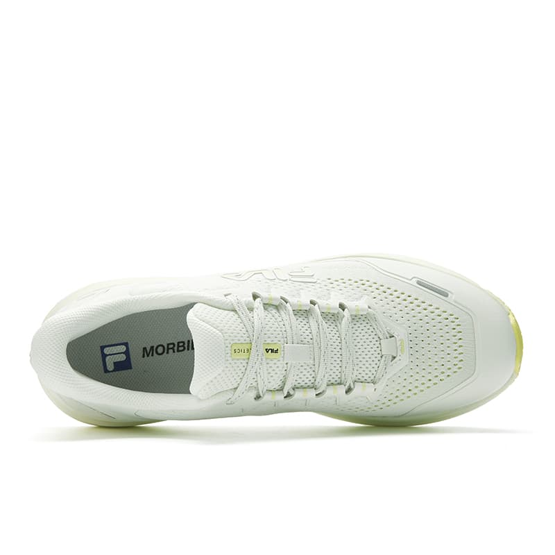 Кроссовки для бега FILA NUVOLE Soft Cloud Амортизация Дышащий Легкий Oтскок Беговые кроссовки Мужской Белый Зеленый - изображение 4