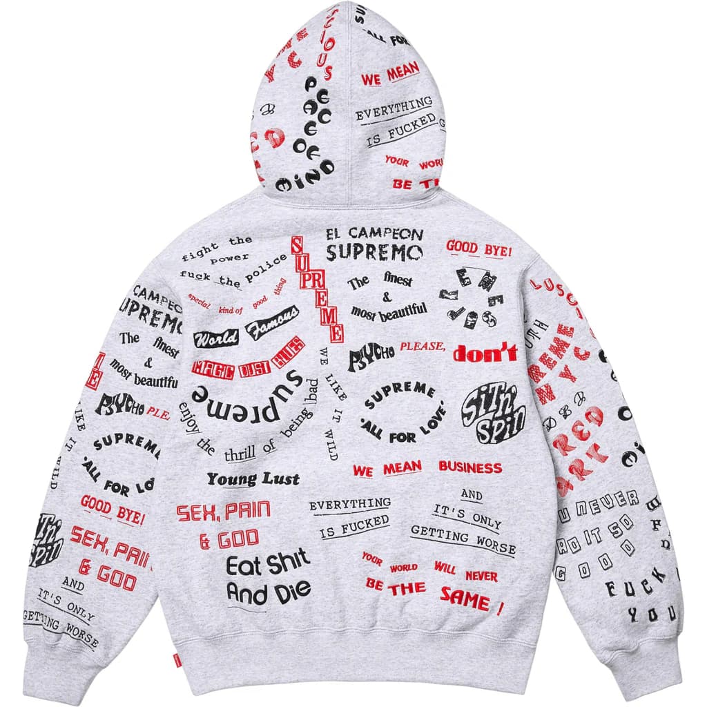 Худи Supreme SS26 WEEK1 Too Deadly Худи Унисекс - изображение 1