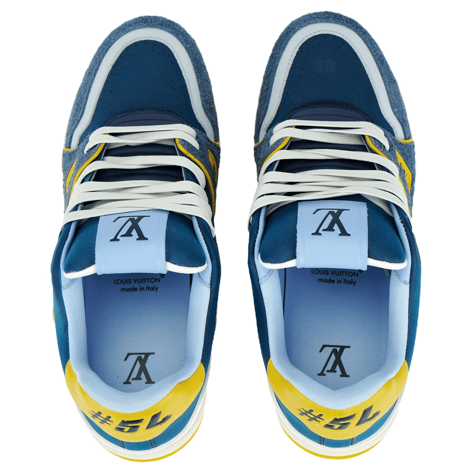 Кроссовки Louis Vuitton Trainer Blue - изображение 3
