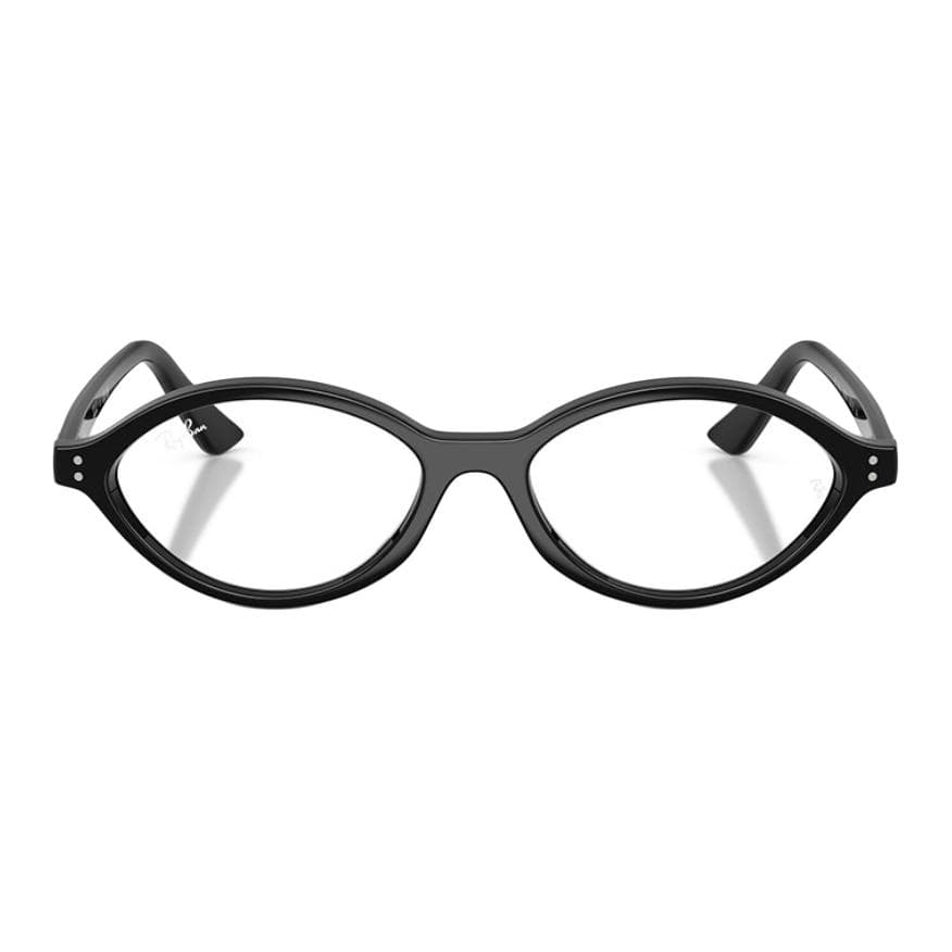 Оправа RayBan Овалные Очки с Диоптриями Унисекс Черные - изображение 2