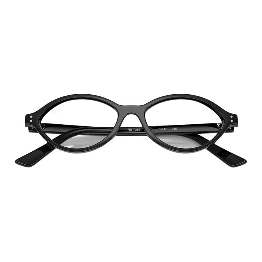 Оправа RayBan Овалные Очки с Диоптриями Унисекс Черные - изображение 3