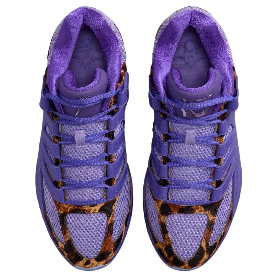 Кроссовки для баскетбола Nike KD 18 Дышащие Баскетбольные Кроссовки Унисекс Фиолетовый Коричневый - изображение 4