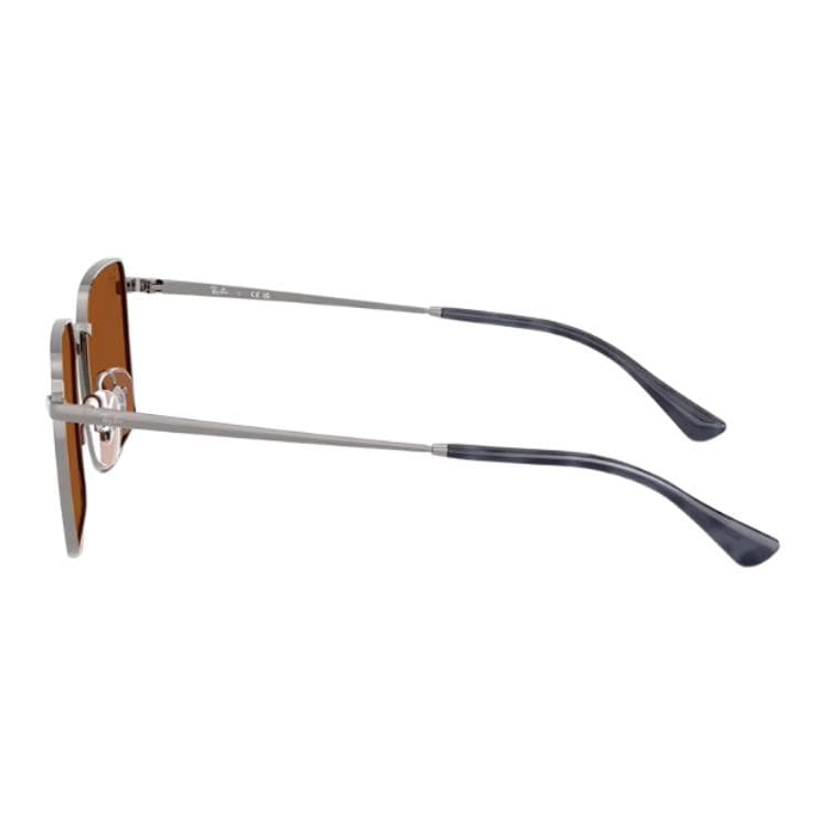 Солнцезащитные очки RayBan Металлические Квадратные Солнцезащитные Очки Унисекс Металлический Серый - изображение 4