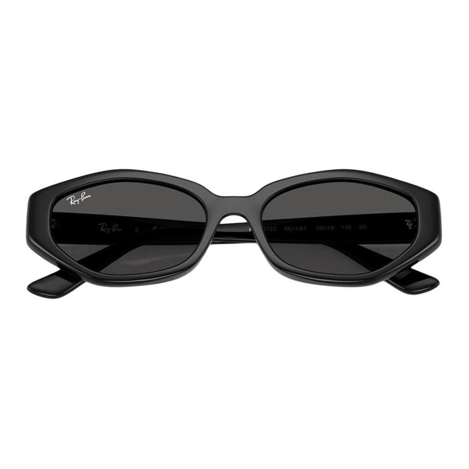 Солнцезащитные очки RayBan Сосуд Фигурный Солнцезащитные очки Унисекс Черный - изображение 3