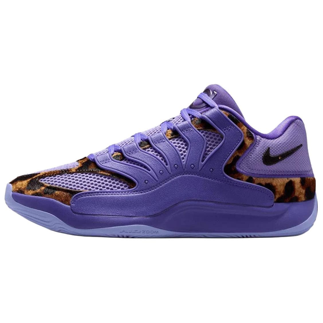 Кроссовки для баскетбола Nike KD 18 Дышащие Баскетбольные Кроссовки Унисекс Фиолетовый Коричневый - изображение 1