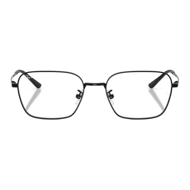 Оправа RayBan Титановый сплав Квадратные Очки с диоптриями Унисекс Черные - изображение 2