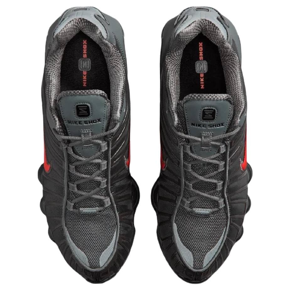 Кроссовки NIKE Shox TL Дышащий Поддержка Oтскок Повседневная обувь Мужской Черно-красный - изображение 3