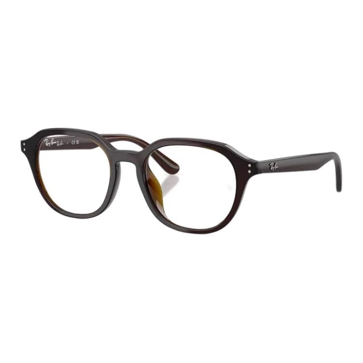 Оправа RayBan Пластиковая оправа фигурные очки диоптри унисекс коричневый - изображение 1