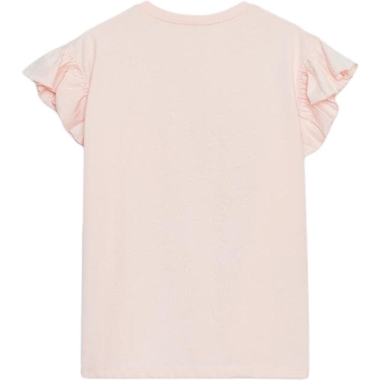 Футболка ZARA Розовые Женские T-рубашки - изображение 2