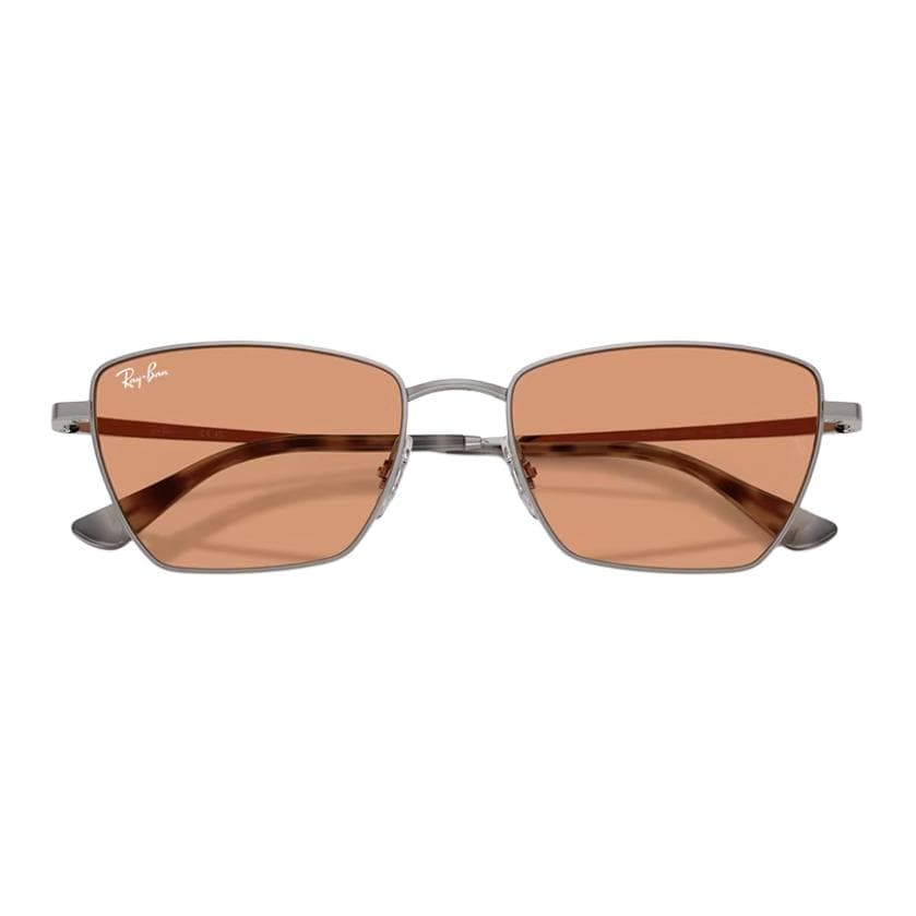 Солнцезащитные очки RayBan Металлическая бабочка Солнцезащитные очки Унисекс Металлический серый - изображение 3