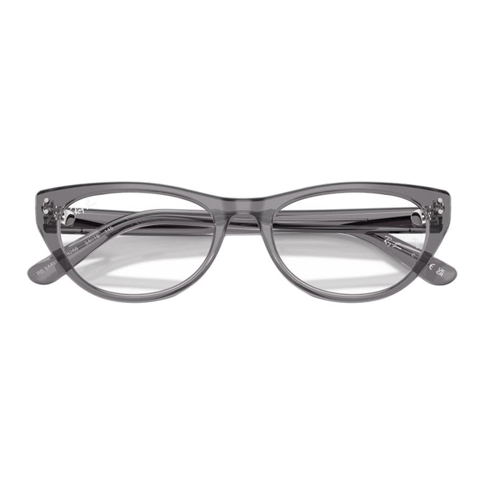 Оправа RayBan Сосуд Кошачий глаз Очки с диоптриями Унисекс Прозрачно-серый - изображение 3