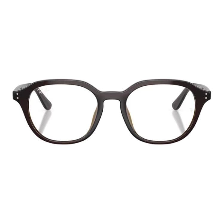 Оправа RayBan Пластиковая оправа фигурные очки диоптри унисекс коричневый - изображение 2