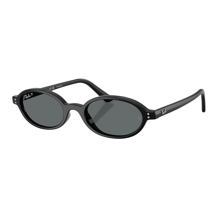 Солнцезащитные очки RayBan Окуляры OVAL SUNGLASSES Унисекс Черные - изображение 3