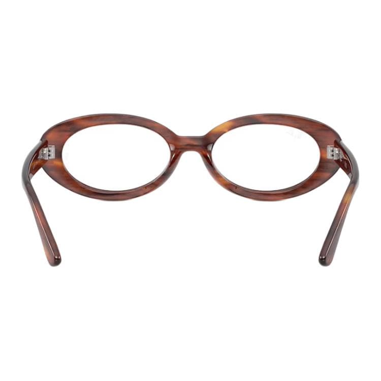 Оправа RayBan Пластиковая оправа Овальные Очки с диоптриями Унисекс Черепаховый - изображение 3