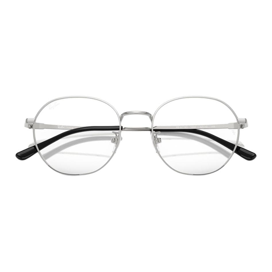 Оправа RayBan Титан Круглые Очки с Диоптриями Унисекс Серебряные - изображение 3