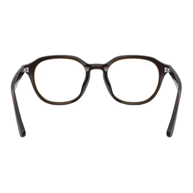 Оправа RayBan Пластиковая оправа фигурные очки диоптри унисекс коричневый - изображение 4