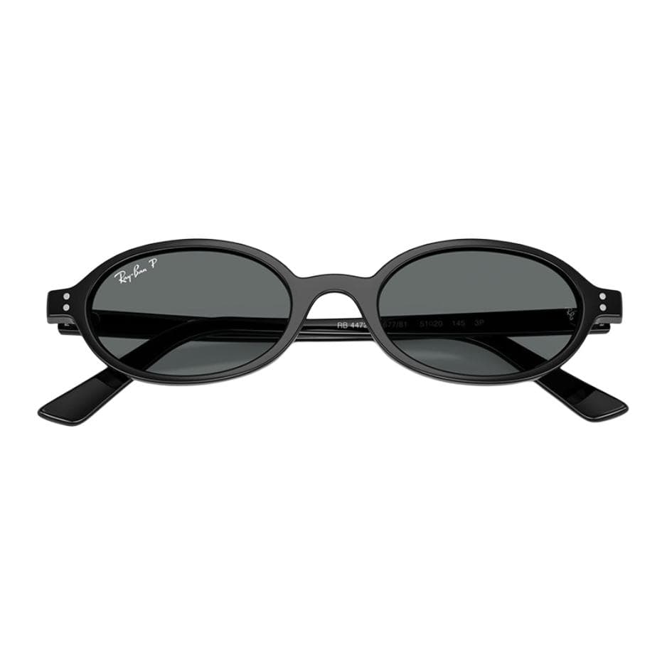 Солнцезащитные очки RayBan Окуляры OVAL SUNGLASSES Унисекс Черные - изображение 4