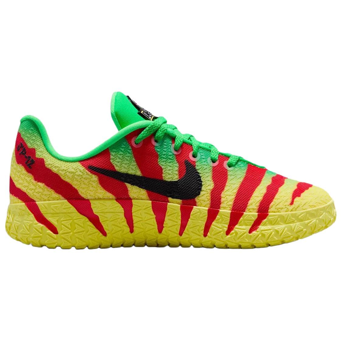 Кроссовки для баскетбола Nike X Jurassic Park Ja 3 Oтскок Сцепление Баскетбольные кроссовки Мужской Зеленый желтый - изображение 2