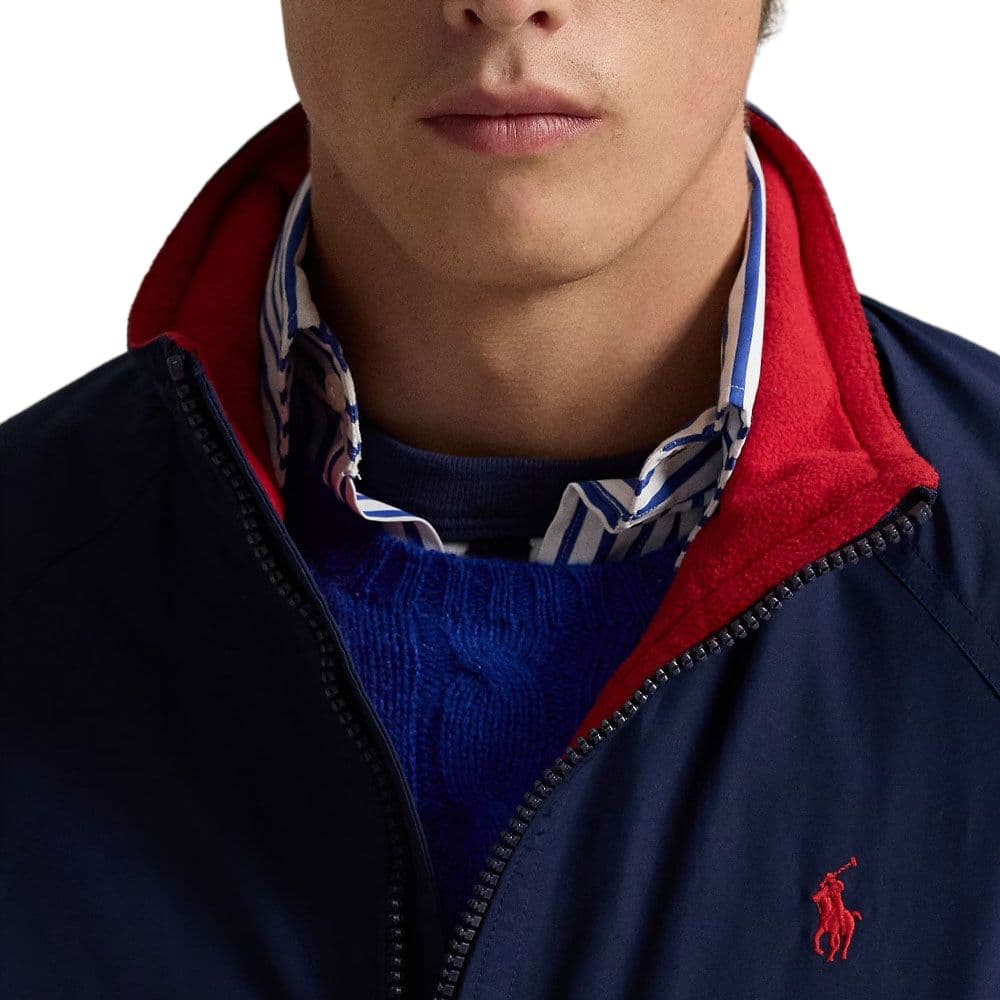 Зимняя куртка пуховик Polo Ralph Lauren Хлопковый пуховик Мужской Navy Blue - изображение 5