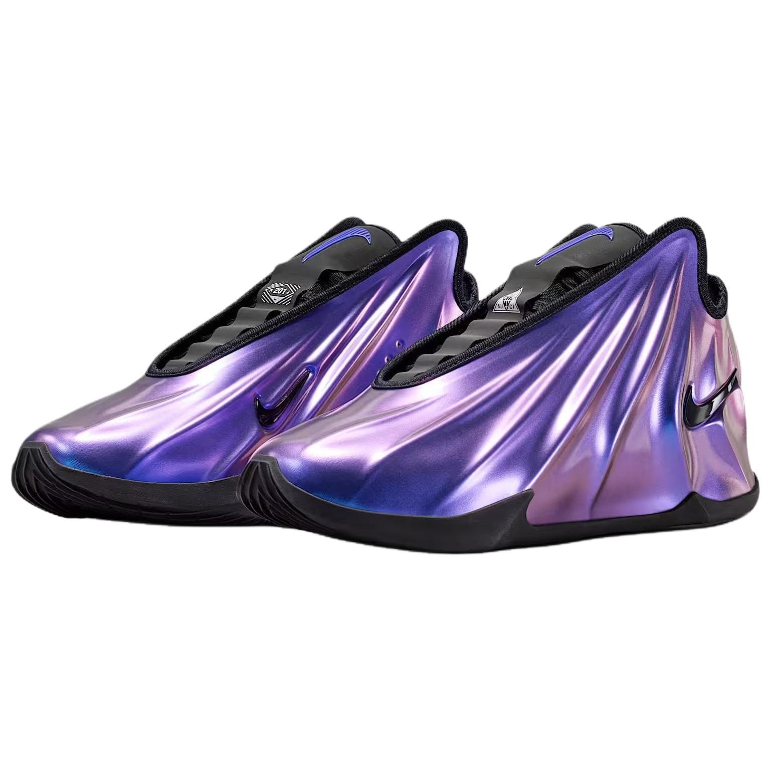 Кроссовки для баскетбола Nike G.T. Future Поддержка Отскок Сцепление Баскетбольные кроссовки Унисекс Фиолетово-синий - изображение 3