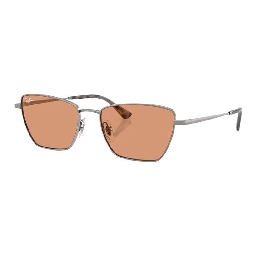 Солнцезащитные очки RayBan Металлическая бабочка Солнцезащитные очки Унисекс Металлический серый - изображение 1