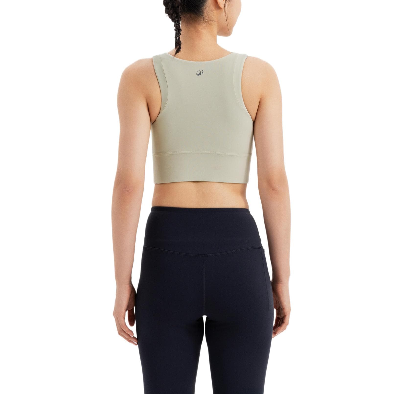 DECATHLON Спортивное белье Женское Светло-белое Лаймово-серое - изображение 2