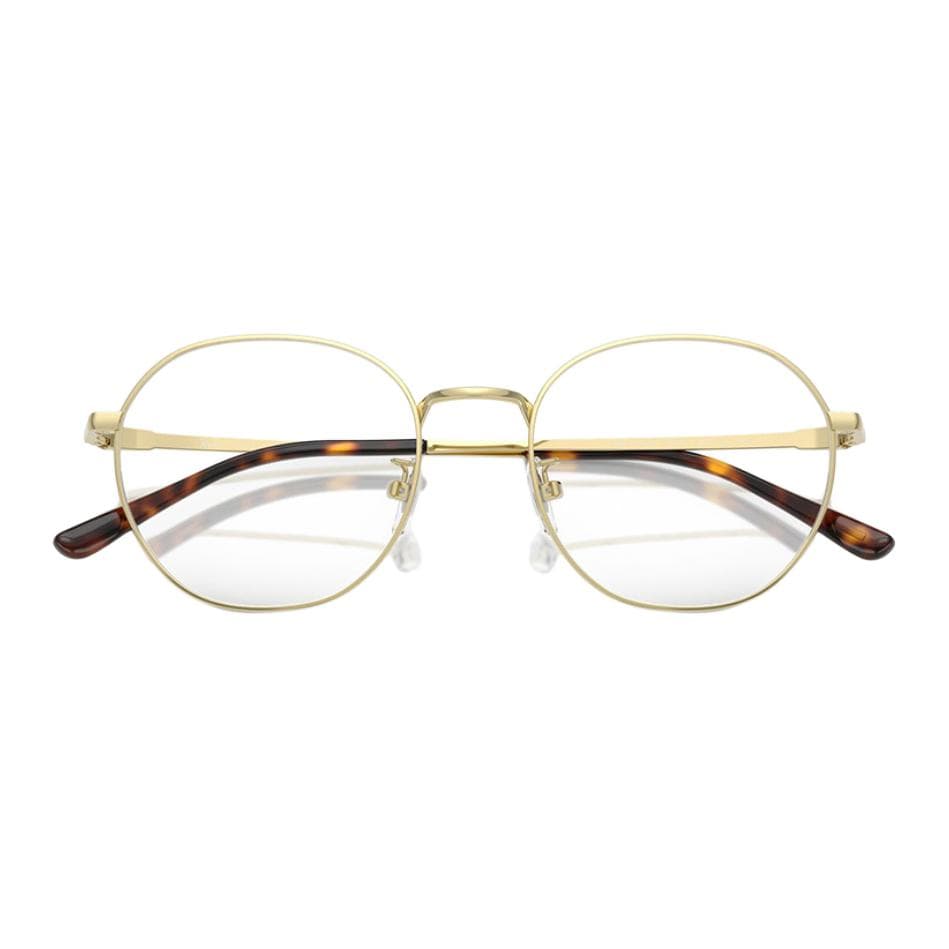 Оправа RayBan Титан Круглые Очки с диоптриями Унисекс Золото - изображение 3