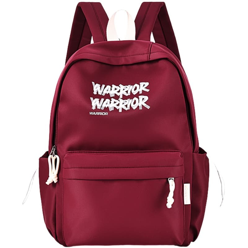 Рюкзак Warrior Нейлоновый Рюкзак Стандартный (Стандартный) Унисекс Гранатово-красный Лаймово-зеленый - изображение 1