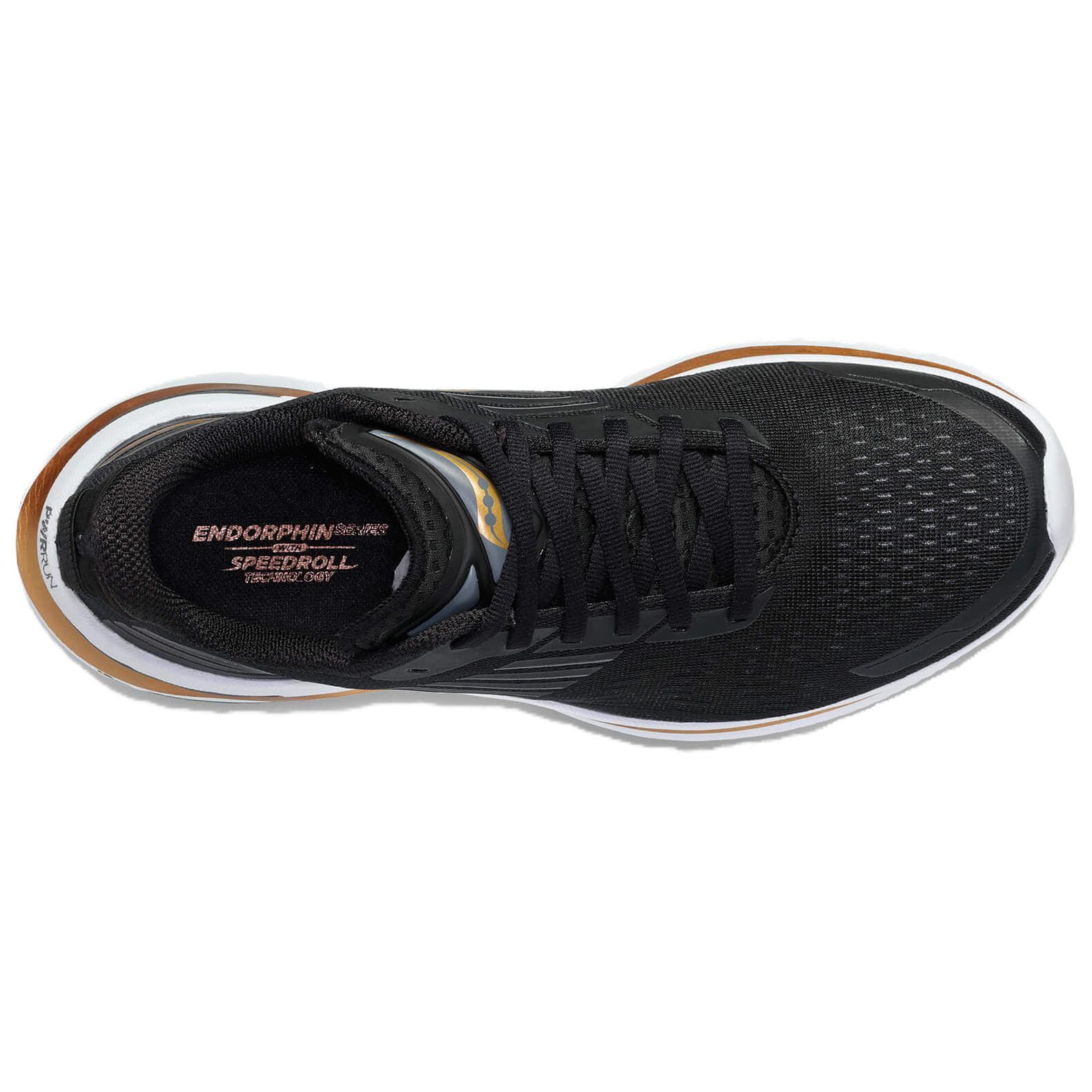 Кроссовки для бега Saucony Endorphin Shift 3 Аbrasion Resistant Беговые кроссовки Мужские Черный Золото - изображение 4