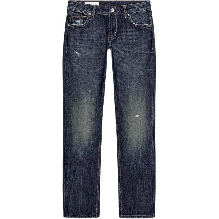 Джинсы ZARA Темно-морской синий женские джинсы - изображение 1