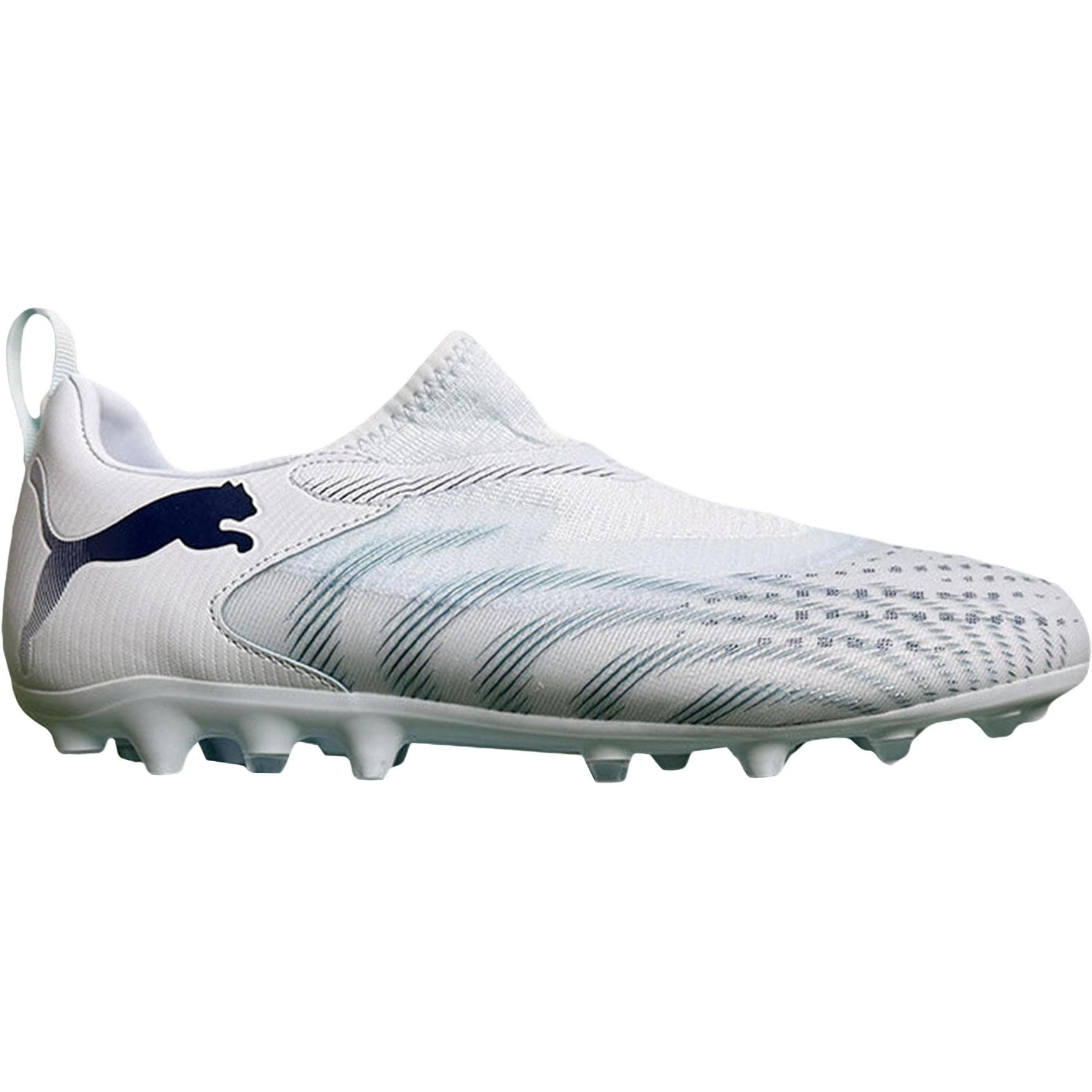 Бутсы PUMA Future 9 Синтетическая кожа противоскользящие устойчивые к истиранию дышащие футбольные бутсы светло-голубой белый - изображение 2