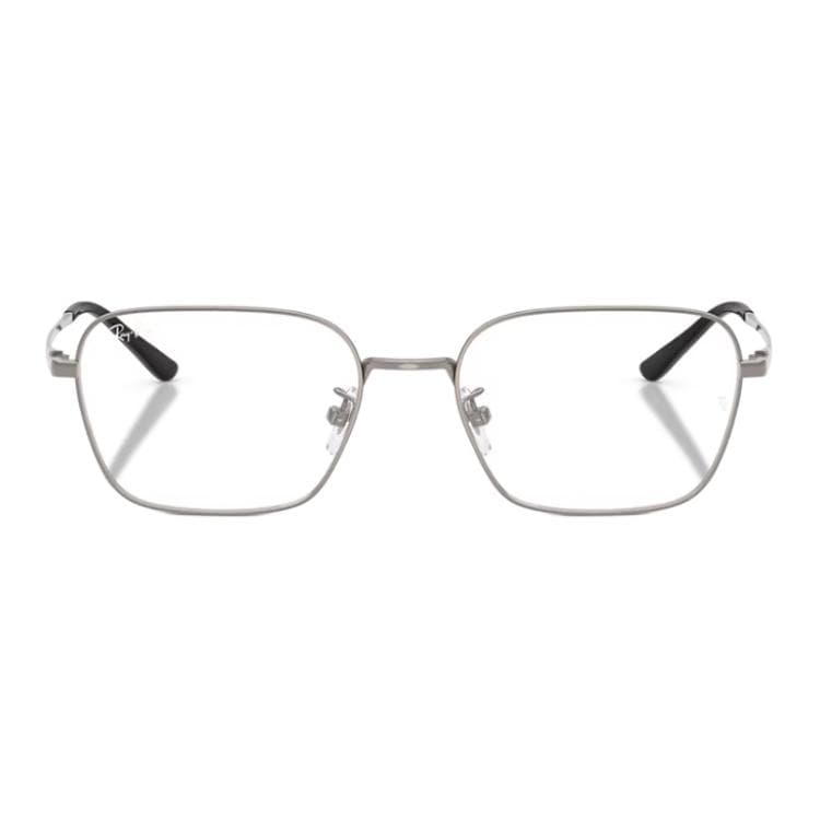 Оправа RayBan Титановый сплав Квадратные Очки с диоптриями Унисекс Металлический серый - изображение 2