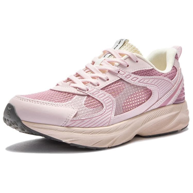 Кроссовки 361° Mercury Shoes Амортизация Противоскользящие Устойчивые к истиранию Дышащие Низкие кеды Женские Пыльно-розовые - изображение 2