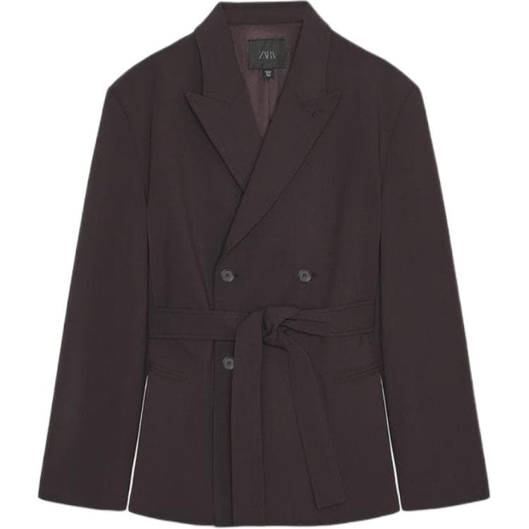 ZARA Темно-бордовый цвет Женские Деловые костюмы - изображение 1