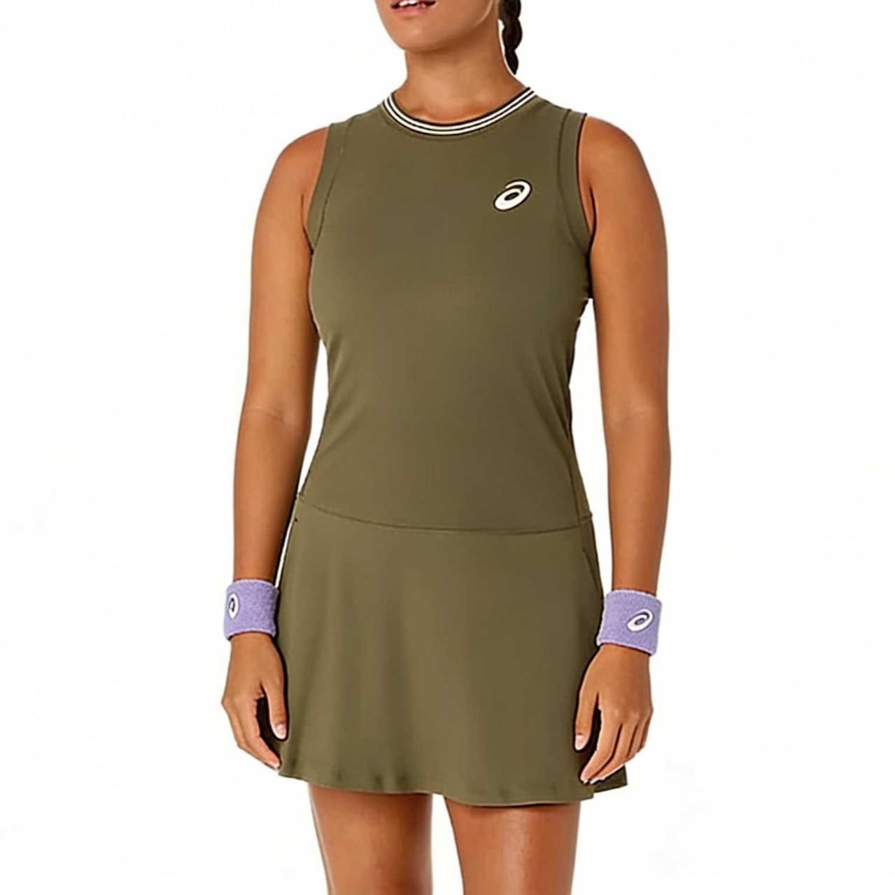 Asics Темно-оливковые Женские Юбки для Тенниса - изображение 1