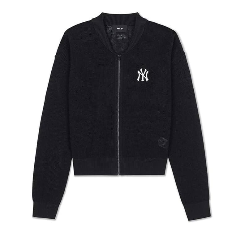 Кофта MLB New York Yankees Черный KCV01 Женская Трикотажная - изображение 1