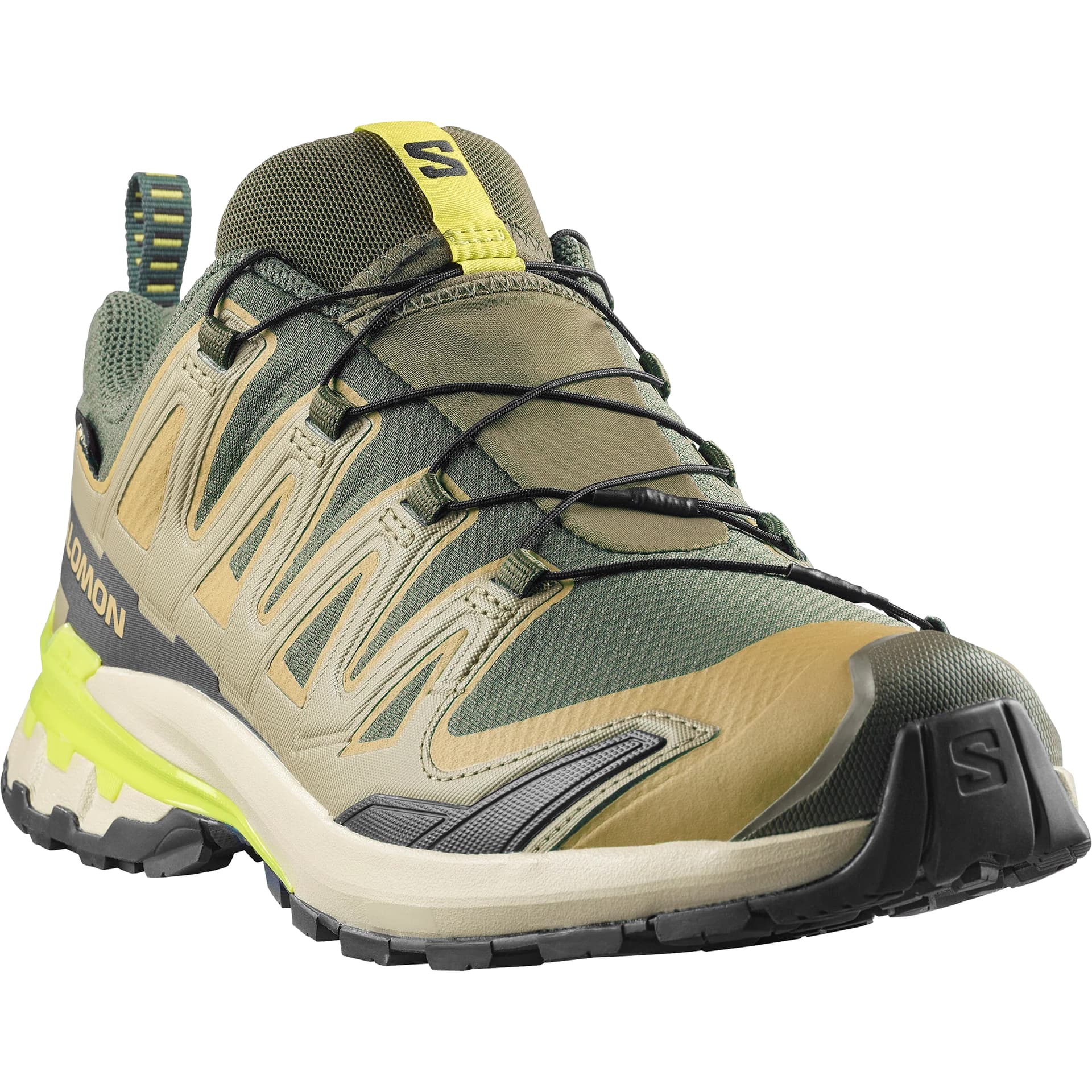 Кроссовки Salomon XA Pro 3D V9 Ткань Водонепроницаемый Поддержка Отскок Низкие Кроссовки для Трейловых Беговых Бег Мужские - изображение 3